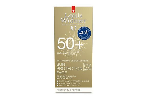 Louis Widmer Sun Protection Face LSF50 ohne Parfum 50 ml