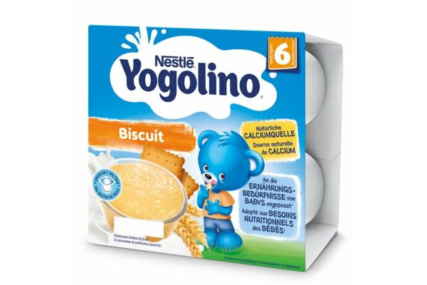 Nestlé Yogolino biscuit 6 mois 4 x 100 g