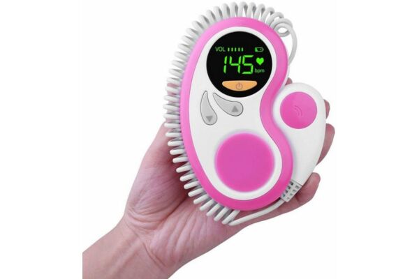 BabySounds Fetal Doppler mit LED-Digitalanzeige Herzschlag mit Lautsprecher
