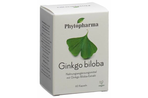 Phytopharma Ginkgo biloba Kaps Ds 60 Stk
