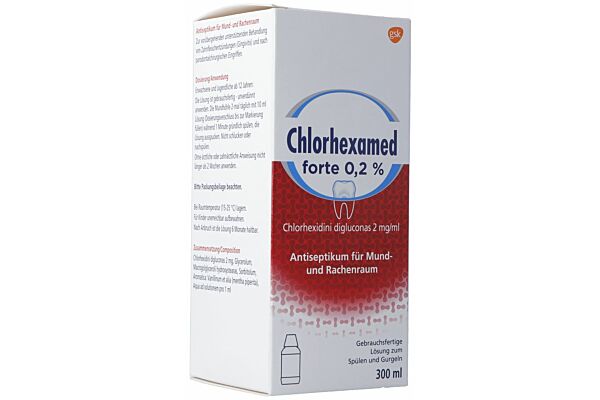 Chlorhexamed forte Lös 0.2 % Petfl 300 ml