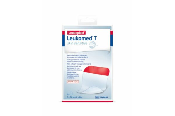 Leukomed T skin sensitive 5x7.5cm 5 Stk