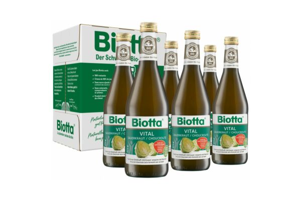 Biotta Vital Sauerkraut 6 Fl 5 dl