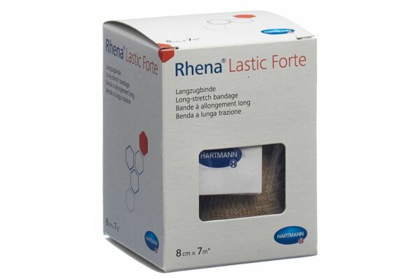 Rhena Lastic Forte 8cmx7m hautfarbig