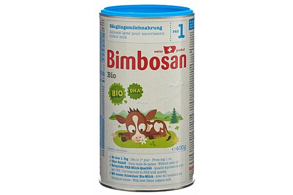 Bimbosan Bio 1 lait pour nourrissons bte 400 g
