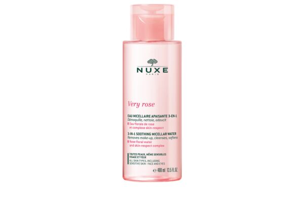 Nuxe Very Rose Eau Micell Démaq Apais 3en1 400 ml