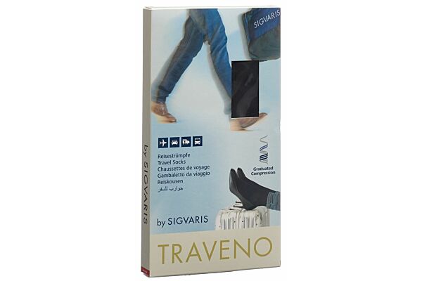 SIGVARIS Traveno A-D Gr5 44-45 black 1 paire
