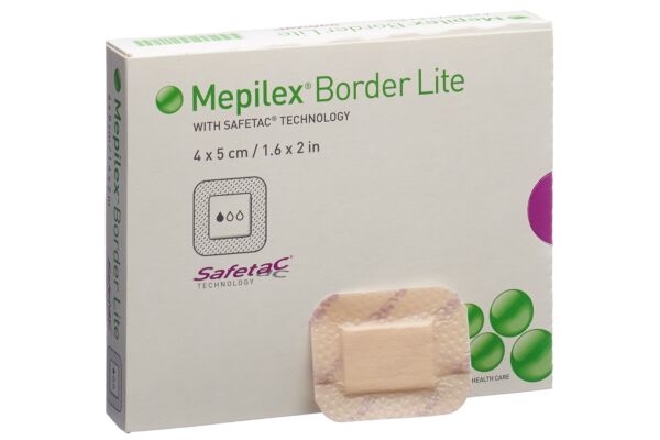 Mepilex Border Lite Silikonschaumverband 4x5cm 10 Stk