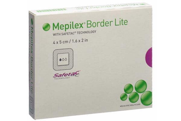 Mepilex Border Lite Silikonschaumverband 4x5cm 10 Stk