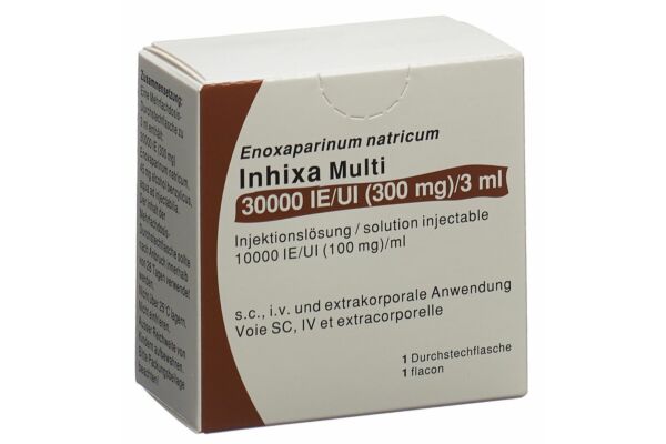 Inhixa Multi Inj Lös 300 mg/3ml Durchstf 3 ml