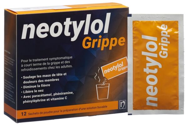 neotylol Grippe Plv zur Herstellung einer Lösung zum Einnehmen Btl 12 Stk