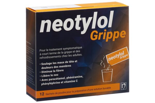 neotylol Grippe Plv zur Herstellung einer Lösung zum Einnehmen Btl 12 Stk