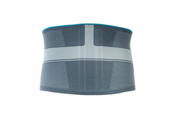 Thuasne Lomba-GO bandage lombaire XXL droit avec pelote en silicone gris