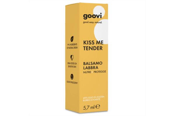 GOOVI KISS ME TENDER Baume à lèvres nourrissant & protecteur nourrissant & protecteur 5.7 ml