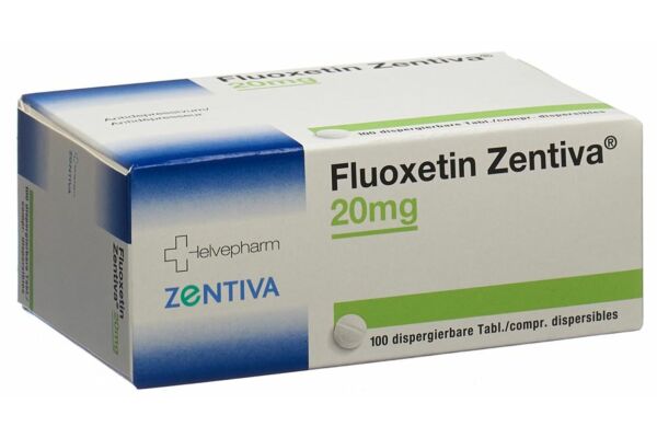 Fluoxetin Zentiva Disp Tabl 20 mg 100 Stk