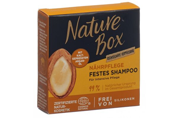 Nature Box Shampooing solide Nourrissant Argan 85 g