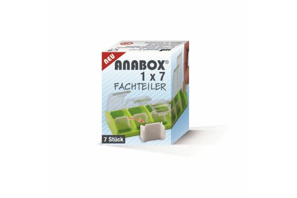 Anabox 1x7 Plus séparateur de compartiment boîte à 7