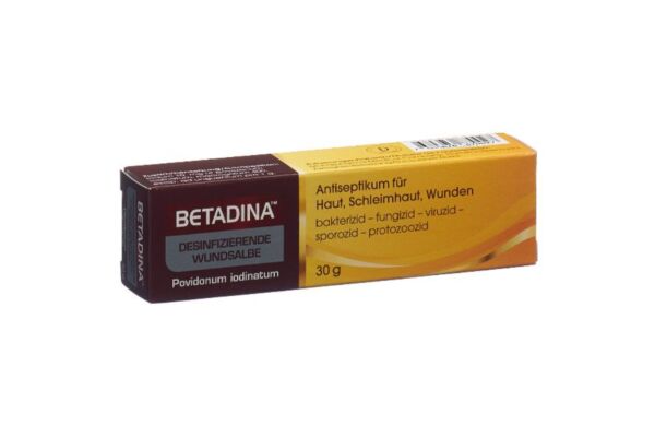 BETADINA desinfizierende Wundsalbe 10 mg/g Tb 30 g