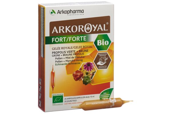 Arkoroyal Gelée Royale Forte Bio 20 Trinkamp 10 ml