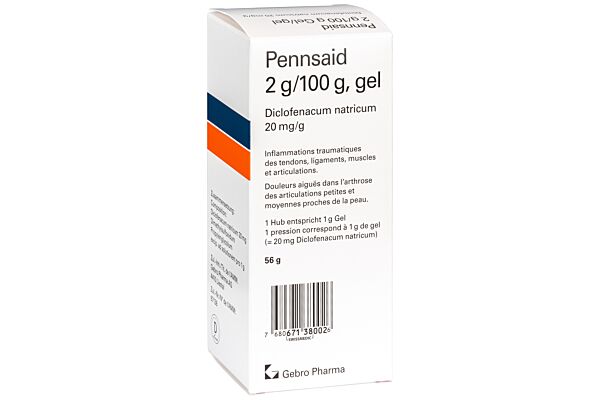 Pennsaid gel 2 g/100g spr dos 56 g