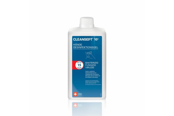 CLEANSEPT 10+ Gel mit Pumpe Fl 1000 ml