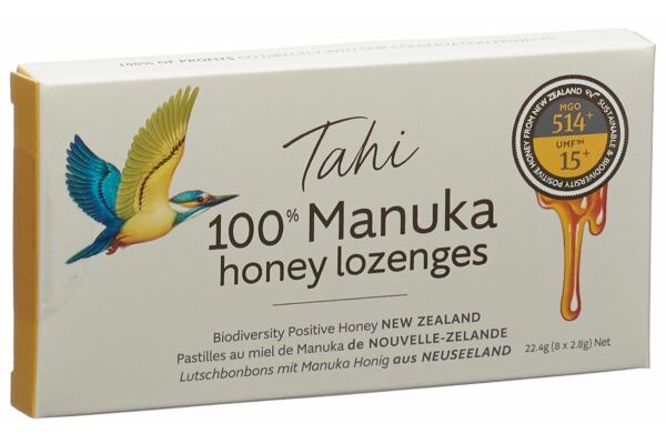 Tahi pastilles au miel de Manuka UMF 15 + 8 x 2.8 g