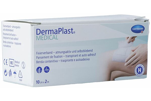 DermaPlast Medical Fixiervlies 10cmx2m