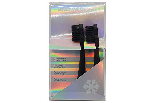SNOW PEARL Ultra Soft KONEX HD têtes de rechange pour brosse à dents sonique 2 pce