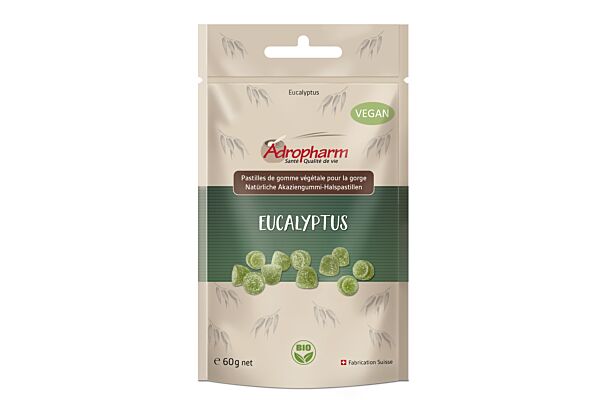 Adropharm bonbons eucalyptus bio sach 60 g