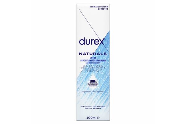 Durex Naturals gel lubrifiant extra hydratant tb 100 ml