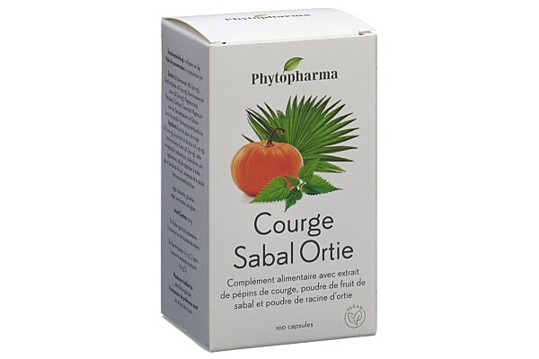 Phytopharma courge sabal ortie caps bte 100 pce