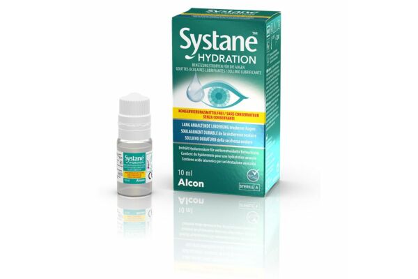 Systane Hydration gouttes oculaires lubrifiantes sans conservateurs fl 10 ml