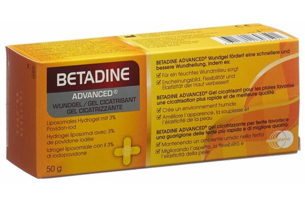 Betadine Advanced Wundgel Tb 50 g acquistare online