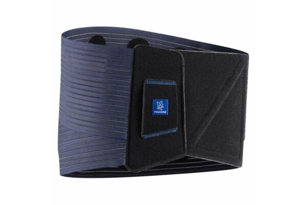 Thuasne LombaSkin ceinture de stabilisation lombaire Gr3 90-110cm légère noir/bleu