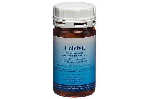 Calcivit calcium et vitamine D cpr bte 150 pce