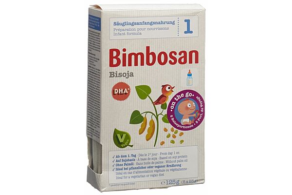 Bimbosan Bisoja 1 alimentation pour nourrissons portions de voyage 5 sach 25 g