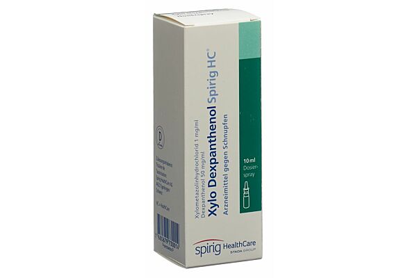 Xylo Dexpanthénol Spirig HC spray nasal fl 10 ml
