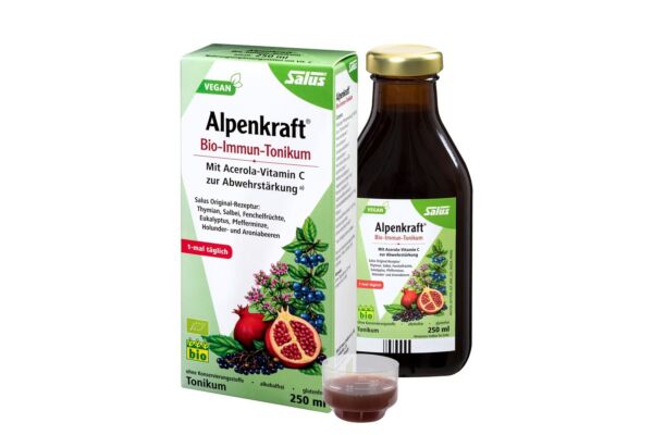 Salus Alpenkraft tonique immunitaire bio fl 250 ml