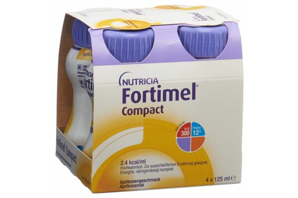 Fortimel Compact abricot 4 fl 125 ml