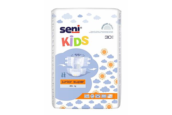Seni Kids Junior Super +20kg 30 pce