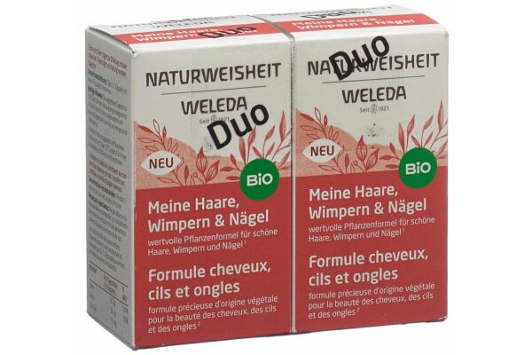 Weleda NATURWEISHEIT formule cheveux cils & ongles 2 x 46 pce