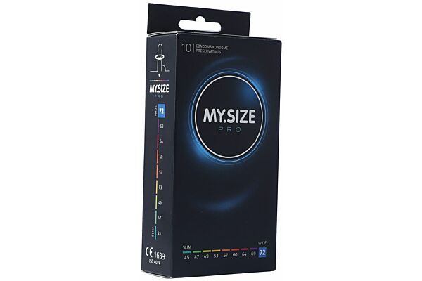 MY SIZE PRO préservatif 72mm 10 pce