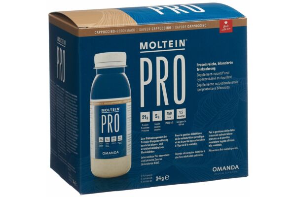 Moltein PRO 1.5 cappuccino 6 fl 34 g
