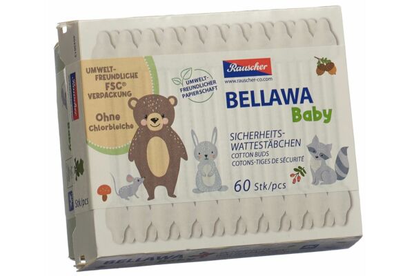 BELLAWA cotons-tiges de sécurité box 60 pce