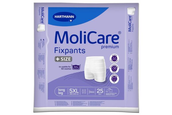 MoliCare Premium Fixpants 5XL long sach 25 pce