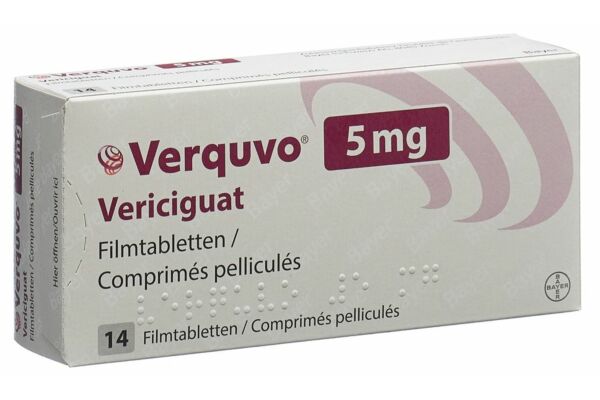 Verquvo Filmtabl 5 mg 14 Stk