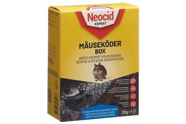 Neocid EXPERT boîte d'appât pour souris 1 pièce + 20 g