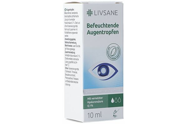 Livsane Gouttes oculaires hydratantes fl 10 ml