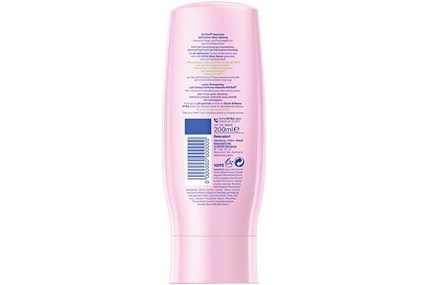 Nivea après-shampooing Hairmilk Shine fl 200 ml