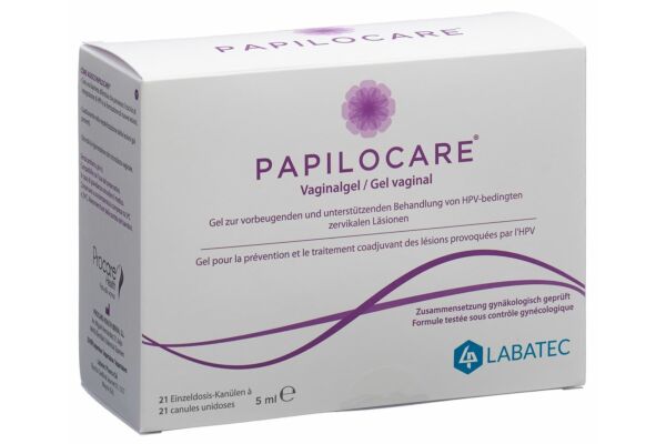 PAPILOCARE gel vaginal 21 x 5 ml